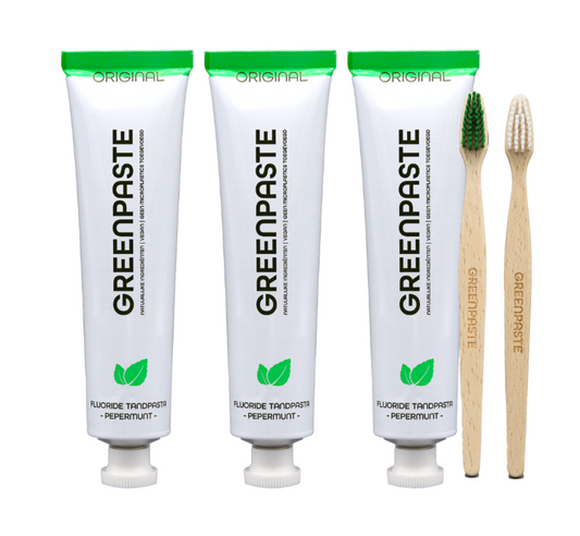 Originale Pfefferminz-Zahnbürsten-Verpackung – €4,- Rabatt auf Ihren Versand