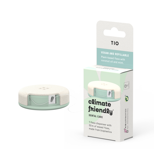 TIOFLOSS Bio-based Vegan Flosdraad Met Mint Smaak