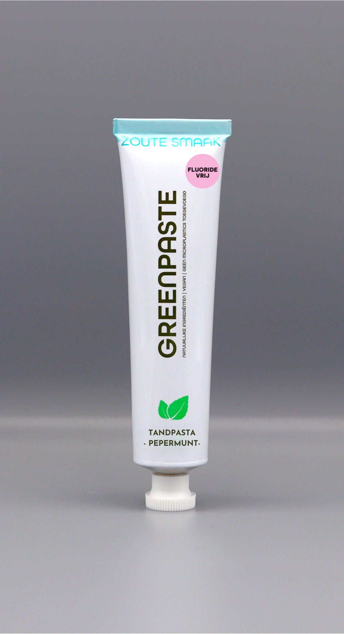 Pfefferminz-Zahnpasta mit salziger Geschmack